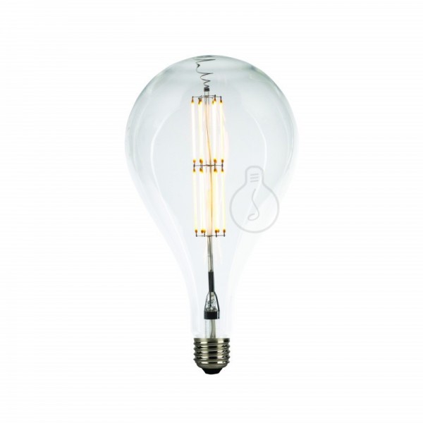 Lâmpada LED E27 - Transparente - Regulável Branco Quente - AM-DL167_2 - 8445152018466