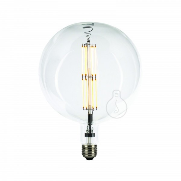 Lâmpada LED E27 - Transparente - Regulável Branco Quente - AM-DL168_2 - 8445152018473