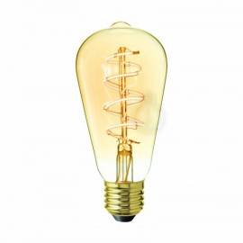 Lâmpada LED E27 - Âmbar - Regulável Branco Quente - AM-DL645_2 - 8445152018527