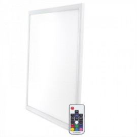 Painel LED RGB 30W com Controlo Remoto 59,5x59,5cm RGB - HO-P-RGB-30W - 8445152000058