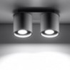 Luminária de Teto ORBIS Cinzento IP20 2x GU10 Sem Lâmpada - SOL-SL.0055 - 8445152080890