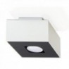 Luminária de Teto MONO Branco/Preto IP20 1x GU10 Sem Lâmpada - SOL-SL.0066 - 8445152080609
