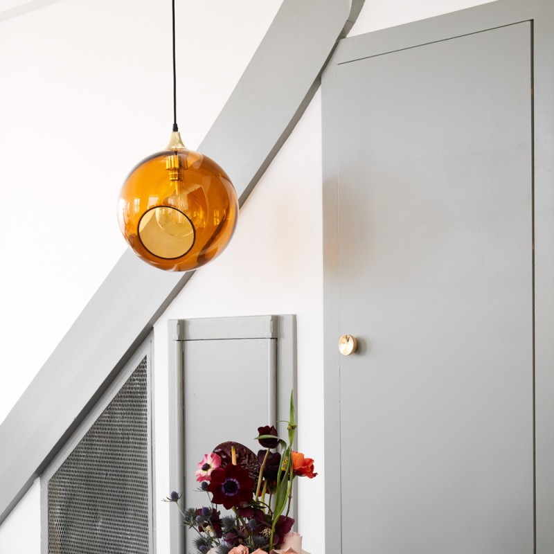 Luminária Suspensa Ballroom XL Amber E27 Sem Lâmpada DBU22714 8445152088292 Disponível ao