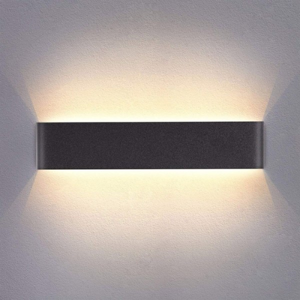 Aplique LED KLAN 410 14W cor Negro Branco Frio - 8435568909380